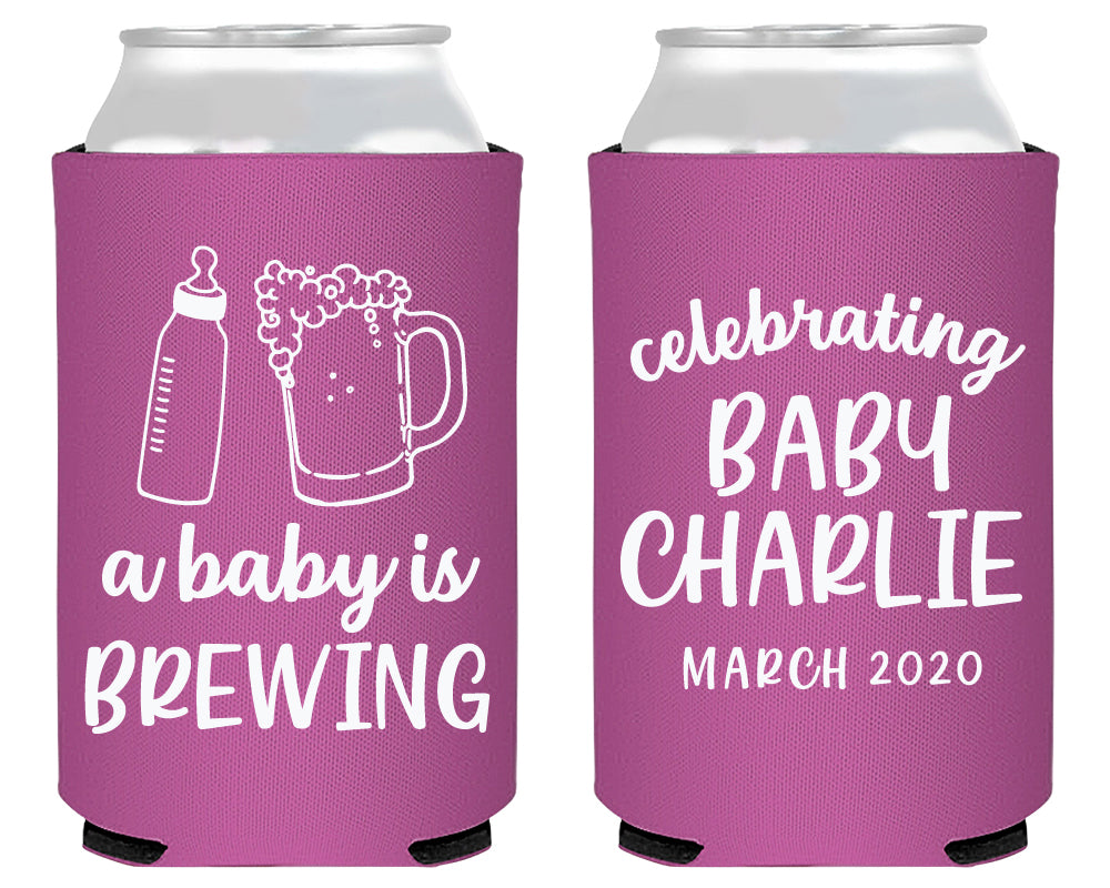 Koozie® A Baby is Brewing Baby Shower Drink Cooler 