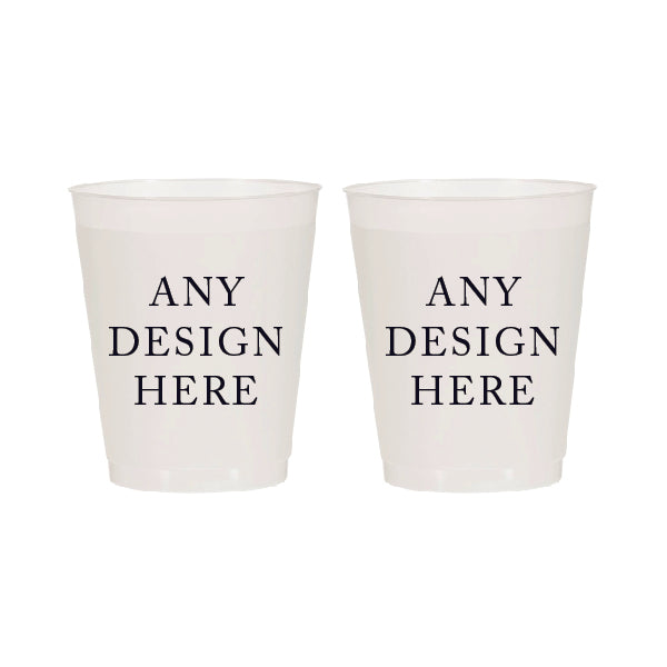 Custom 10oz Frosted Cups – SipHipHooray