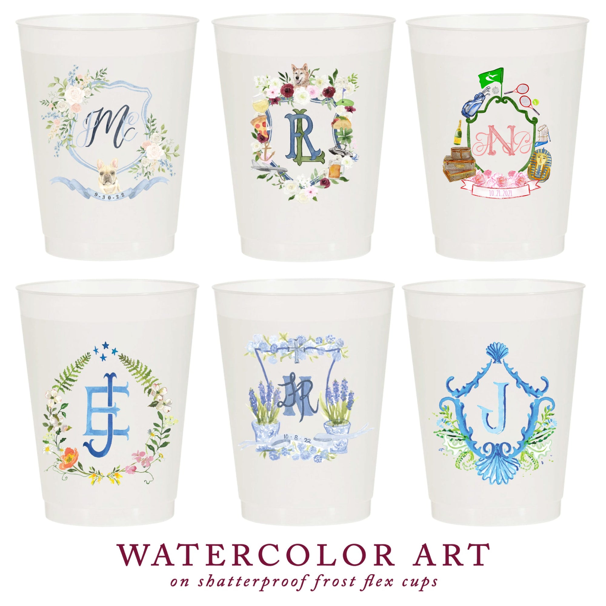 Custom Soft Plastic Cups - Clear and Colors – SipHipHooray