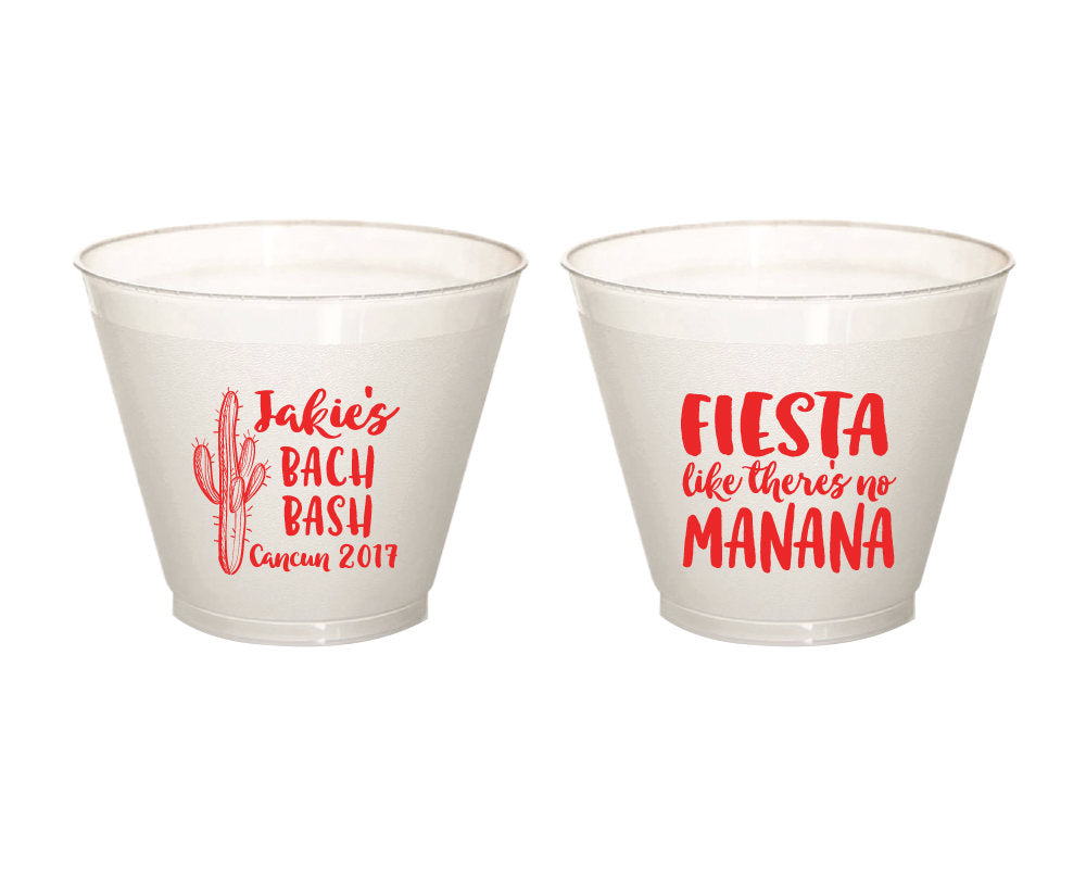 Wedding 150 - Fiesta Like There Is No Manana - 16 oz Plastic Cups