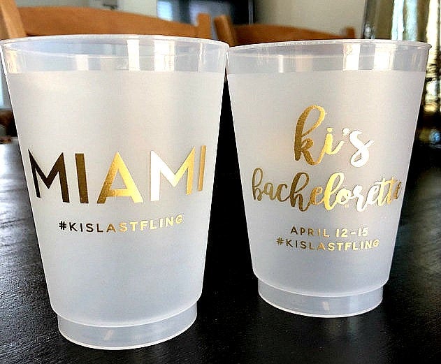 Custom Cups, Custom Plastic Cups, Personalized Cups With Lids, Cheap Cups  Bachelorette, Custom Birthday Cups, Cups With Lids Straw 