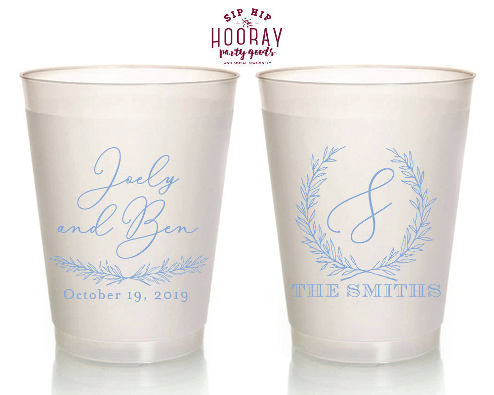 Personalized 16 oz. Can Glass - Wedding