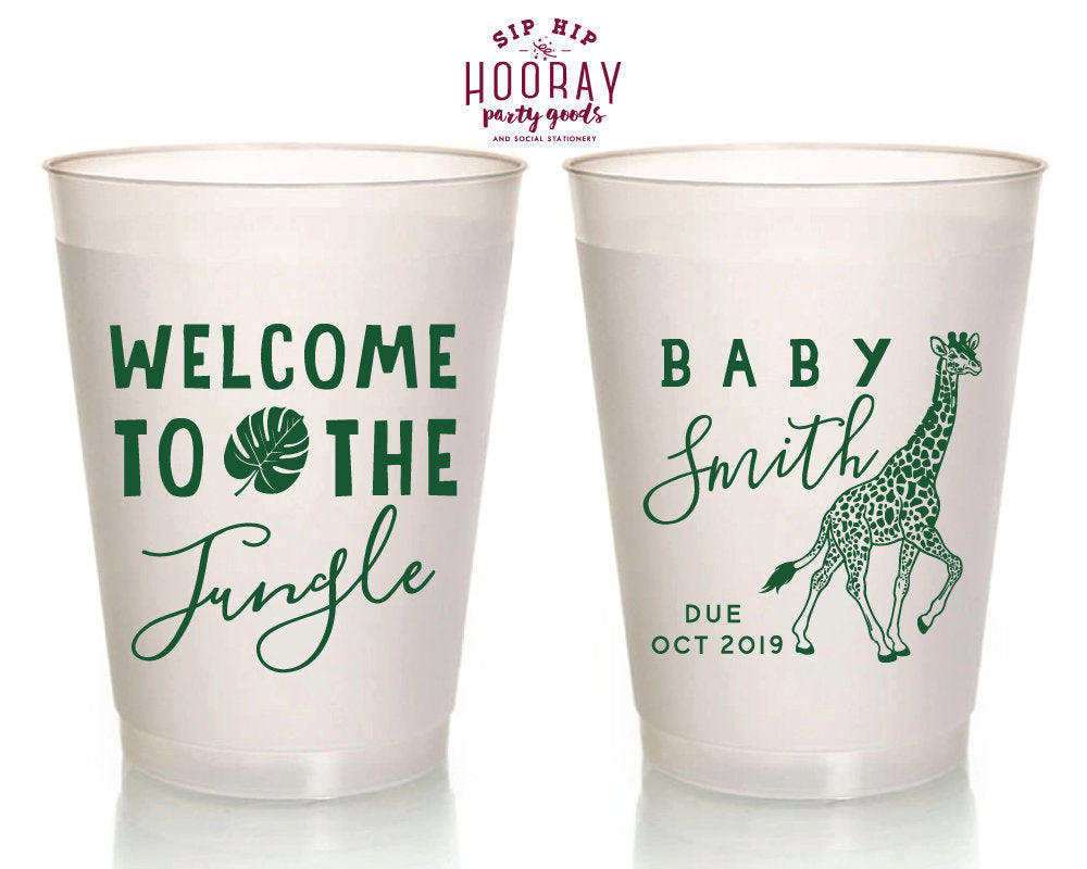 Personalized cups store for baby shower