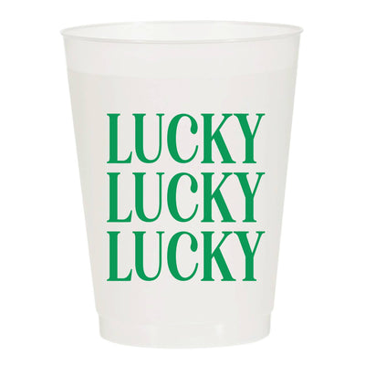 Lucky Lucky Lucky Frosted Cups - St Patricks