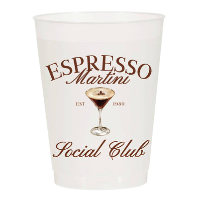 Espresso Martini Social Club Frosted Cups - Girls