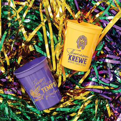 Egyptian Krewe Mardi Gras Stadium Cups