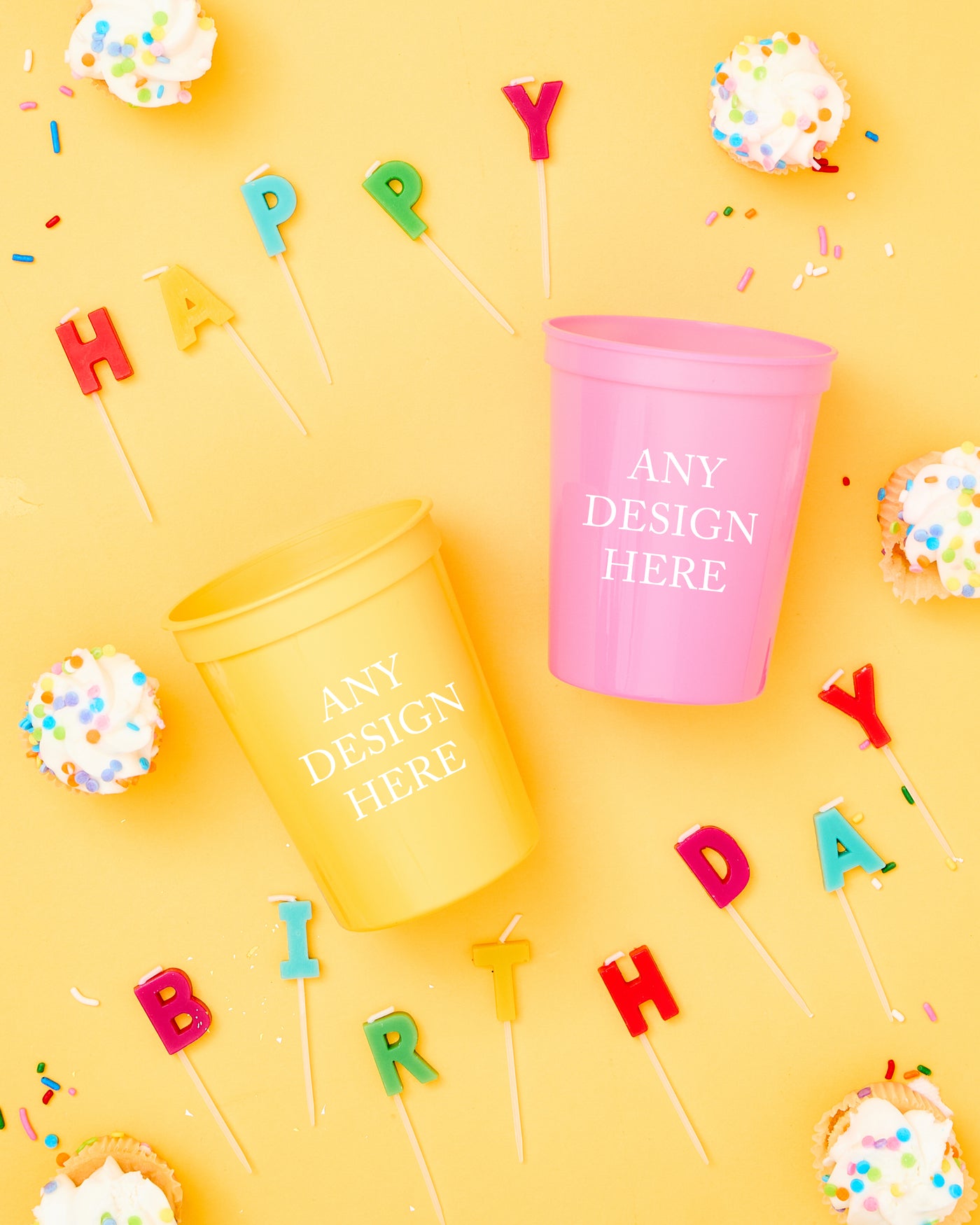 Birthday Party Stadium Cups