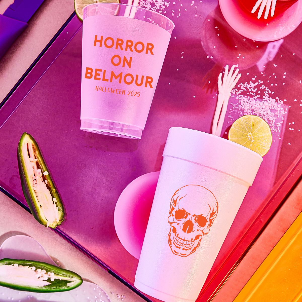 Custom Halloween Foam Cups | Design #3