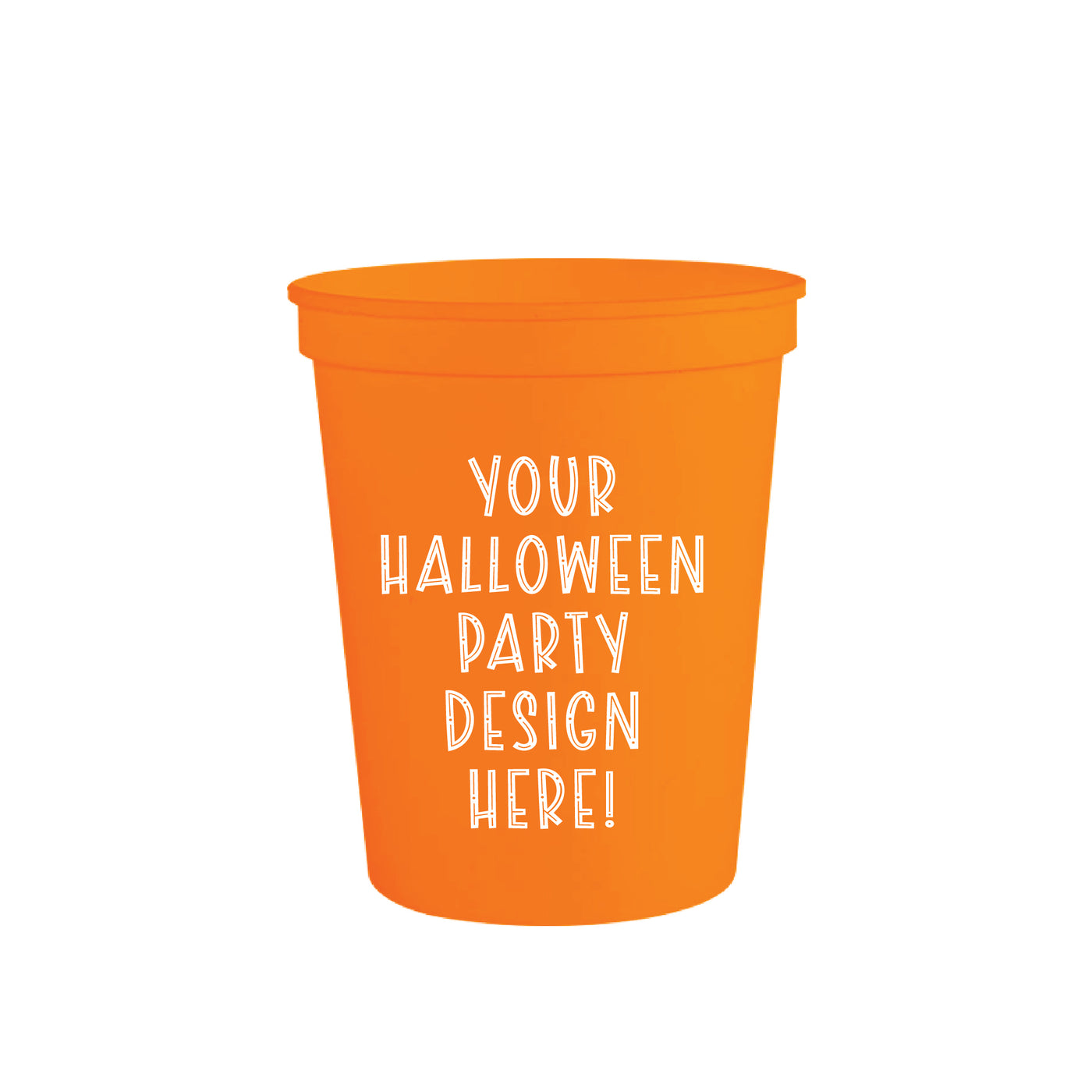 Custom Halloween Stadium Cup