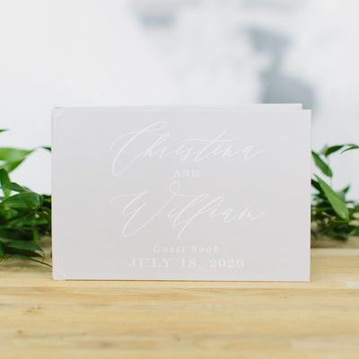 Customizable Wedding Guest Book