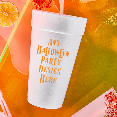 Custom Halloween Foam Cups | Design #15