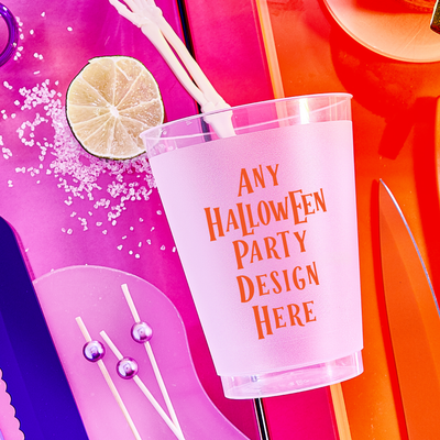 Custom Halloween Party Frosted Cups | Design #2