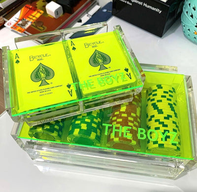 "La Pinta" Luxe Card Deck Neon Green