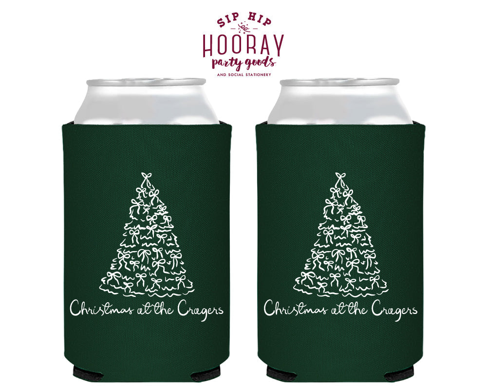 Christmas Tree Christmas Foam Can Coolers