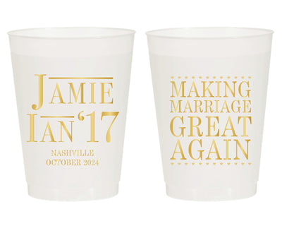 Making Marriage Great Again Frosted Cup