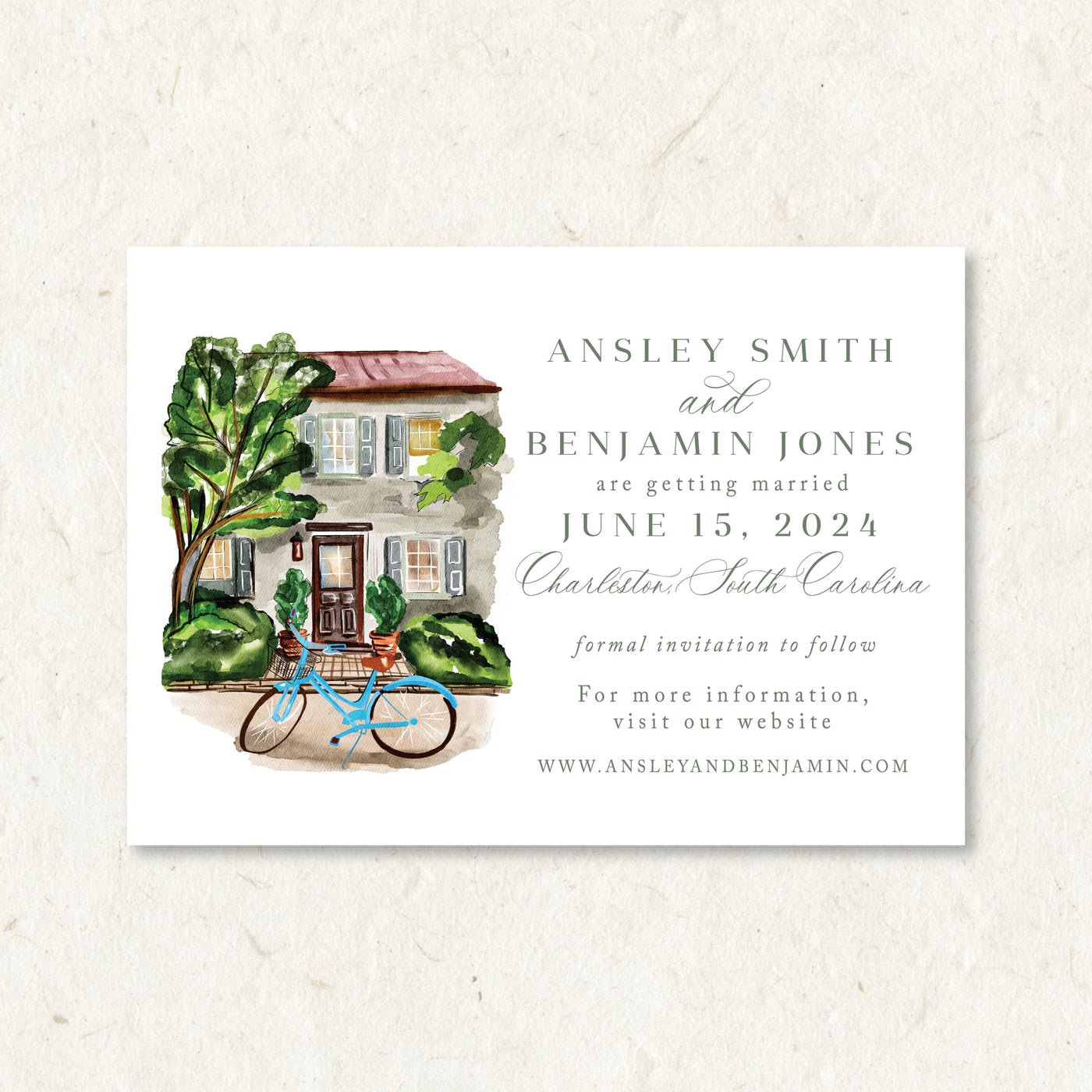 Save The Date | Watercolor Venue