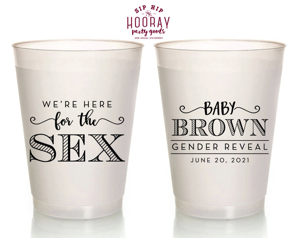 Sip Hip Hooray Baby Shower Gender Reveal Custom Design and Printing