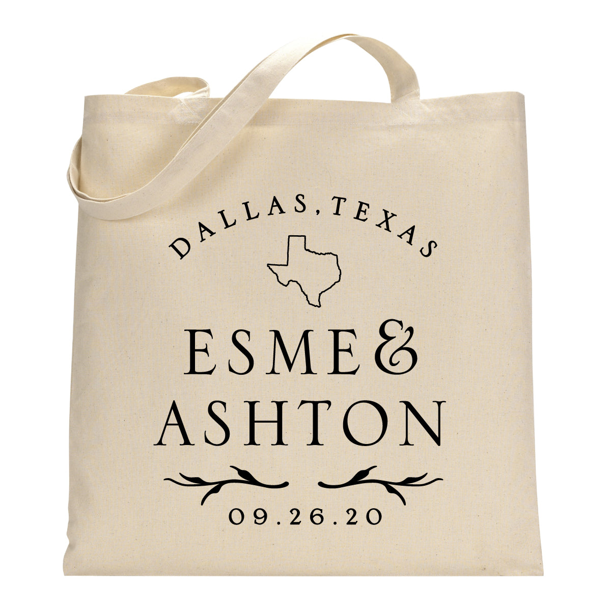 State Wedding Welcome Tote Bag