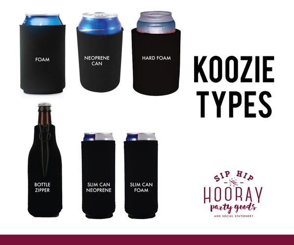 Brand Name Neoprene Zipper Bottle Koozies with Custom Logo