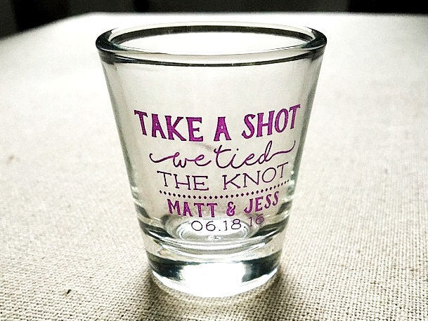 Take a Shot Wedding Reception Shot Glasses #1446