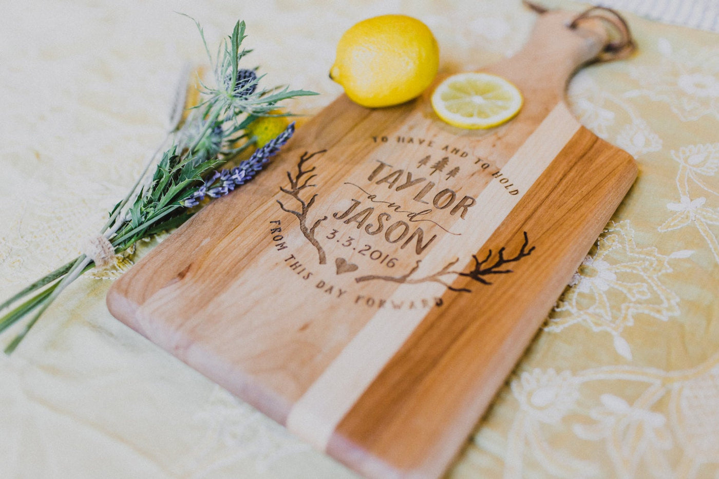 Custom Housewarming Engraved Cutting Board