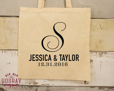 Wedding or Anniversary Party Favor Tote Bag 1626