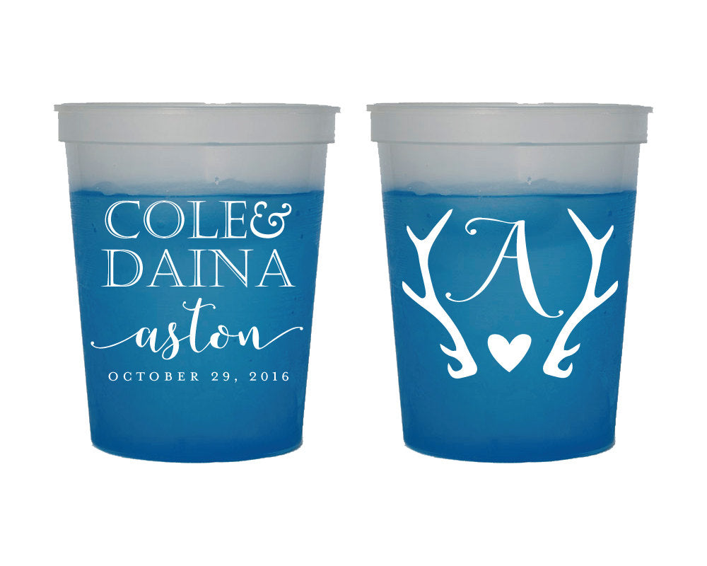 Custom Antler Crest Mood Cup Design #1658