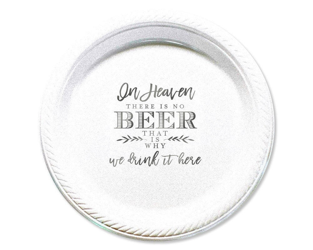 Custom Wedding 7" Cake Plate Design #1665