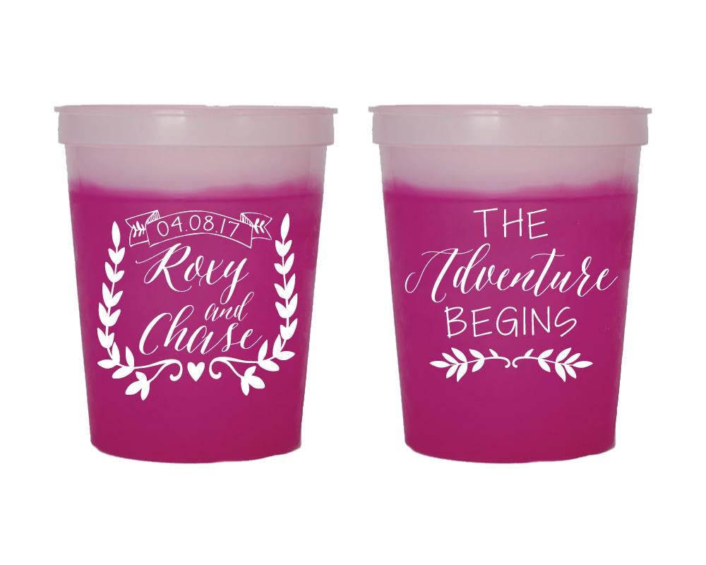 The Adventure Begins Color Changing Cups #1680