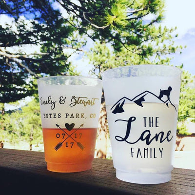 Crossed Arrows Mountain Party Frosted Cups #1716