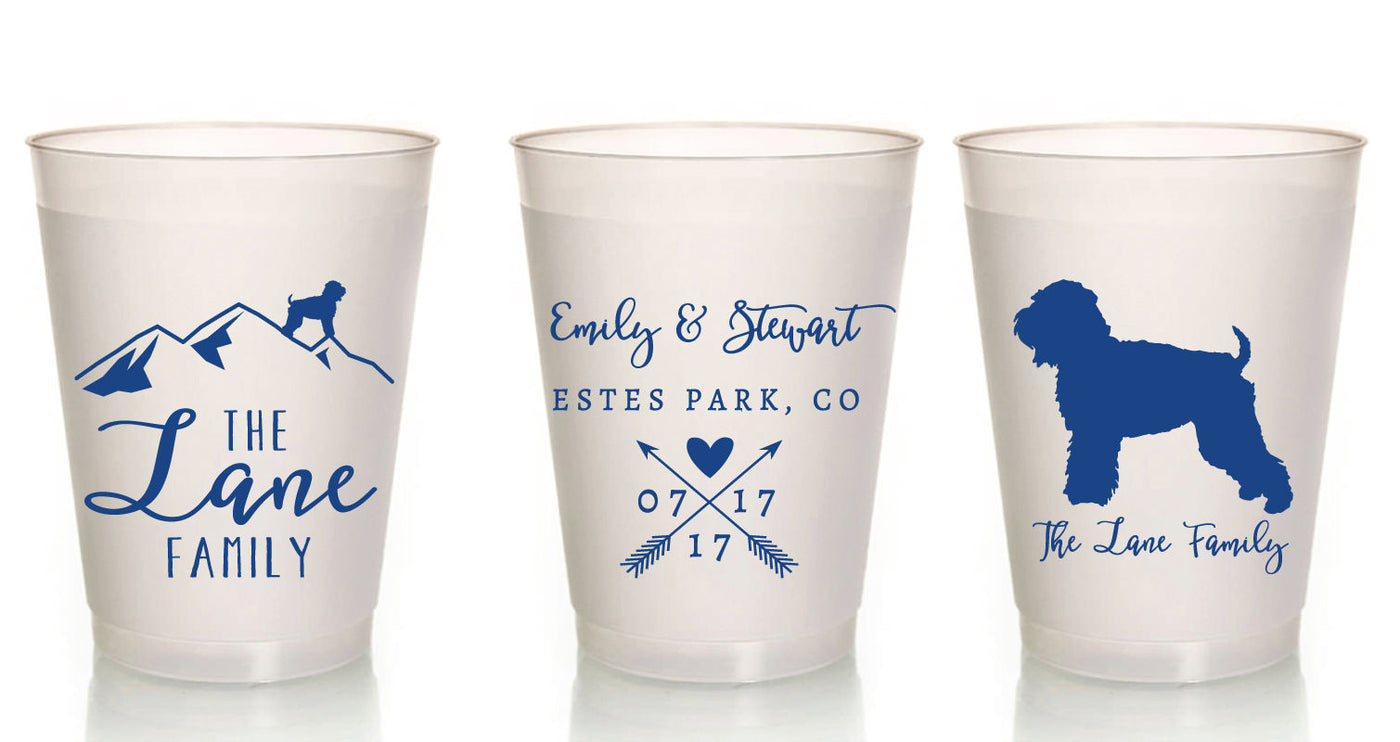 Crossed Arrows Mountain Party Frosted Cups #1716