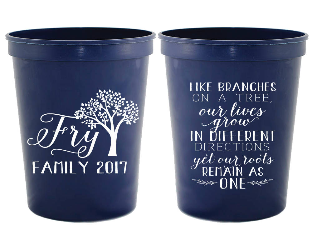 Family Reunion Favor, Family Reunion Gift, Bachelorette Cups, Wedding Cups, Party Cups, Cups discount for Weddings, Custom Cups, 24oz