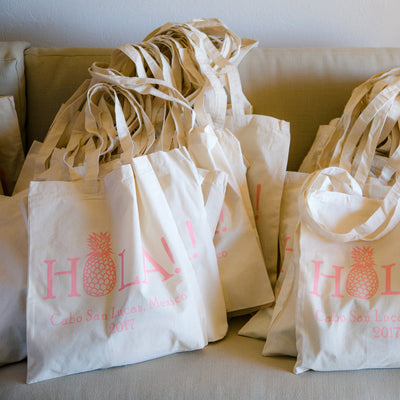 Custom Names Wedding Welcome Tote Bag 1932