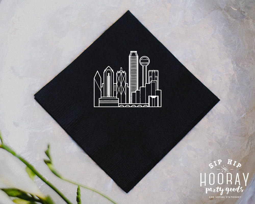 Custom Bar Beverage Napkins #1860