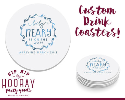 Sip Sip Hooray Drink Coasters #1886