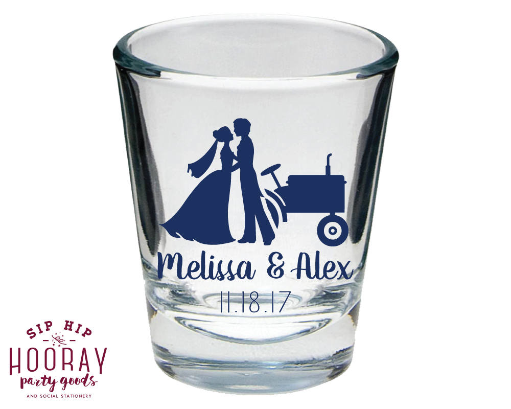 Southern Wedding Shot Glasses #1876