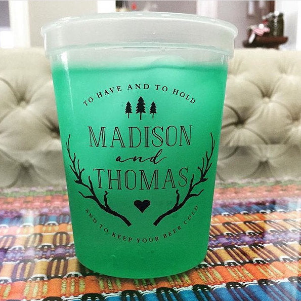 Personalized Color Changing Cups