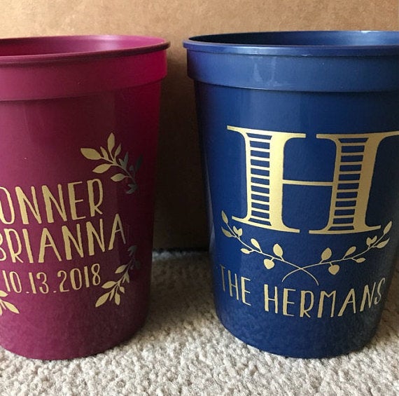 Personalized Stadium Cups