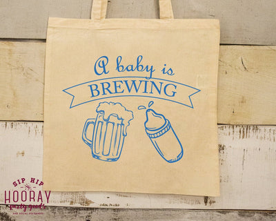 A Baby is Brewing Baby Shower Tote Bags #1959