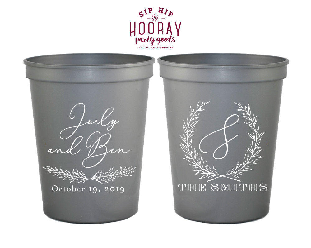 Personalized Wedding Stadium Cups #1962