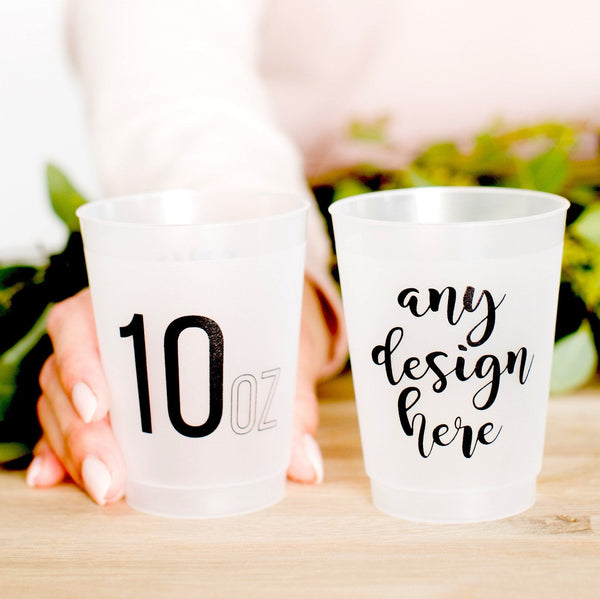 Personalized 10oz Frosted Cups – SipHipHooray