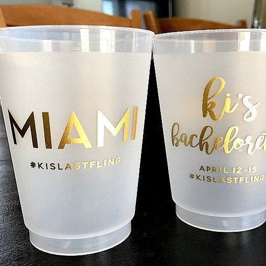 16oz Personalized Cups, Custom Wedding Cups, Stadium Cups, Party hotsell Cups, Bachelorette Party Cups, Plastic Cups, Stadium Cups