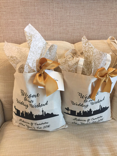 Sandy Toes Salty Kisses Tote Bag | Beach Tote Bag | Tote Bags | Beach Bridal Party Gift Bags | Personalized Tote Bag | Monogram Tote Bag
