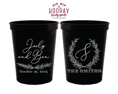 Personalized Wedding Stadium Cups #1962