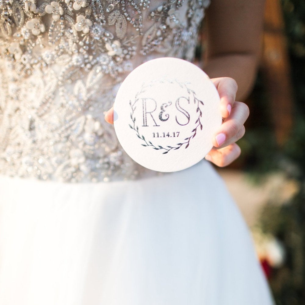 Personalized Wedding Coasters Design #1162