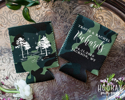 Forest Custom Neoprene Wedding Favors, #2045