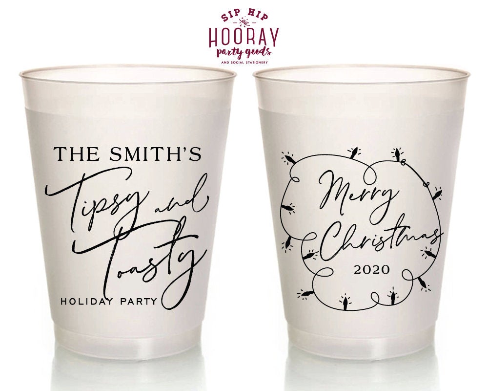 We Go to Together Like Winter and a Sweater, Wedding Favor Styrofoam Party shops Cups, Christmas Wedding, Foam Cups (499)