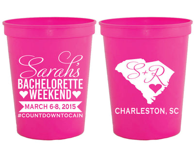 Bachelorette Party State Stadium Cups, #1009