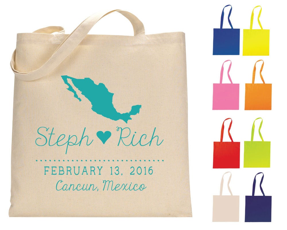 Destination Tote Bags Wedding Welcome Bag 1294