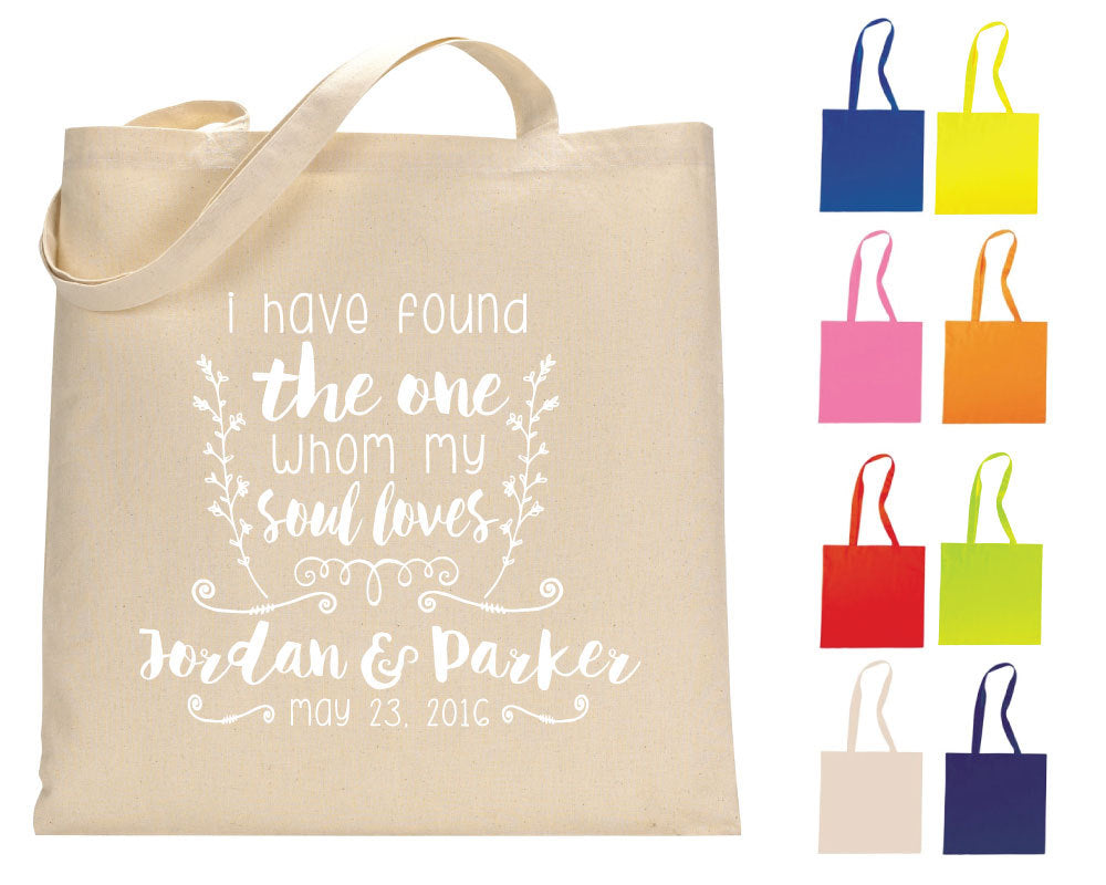 Biblical Wedding Tote Bag 1318